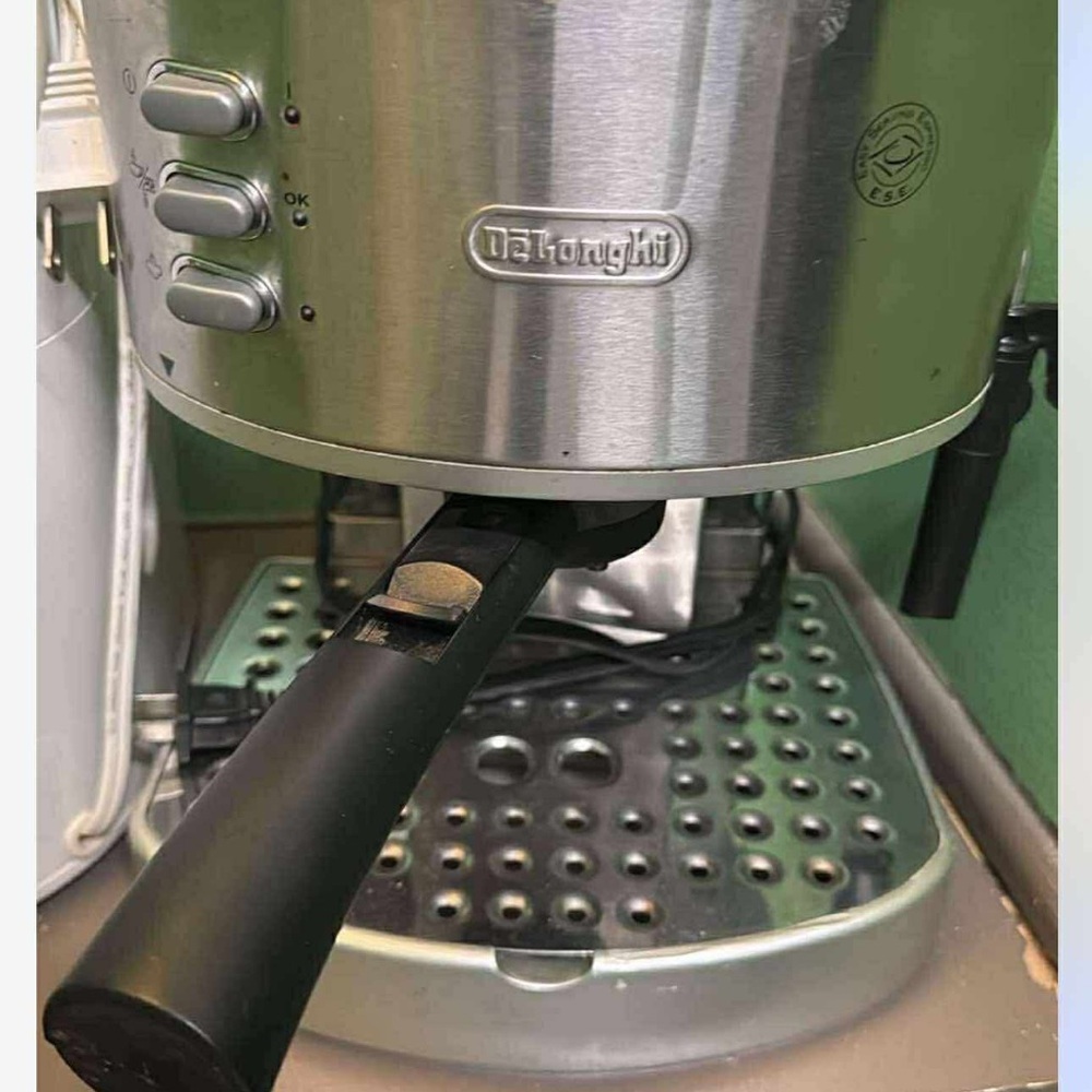 Silver Espresso Machine